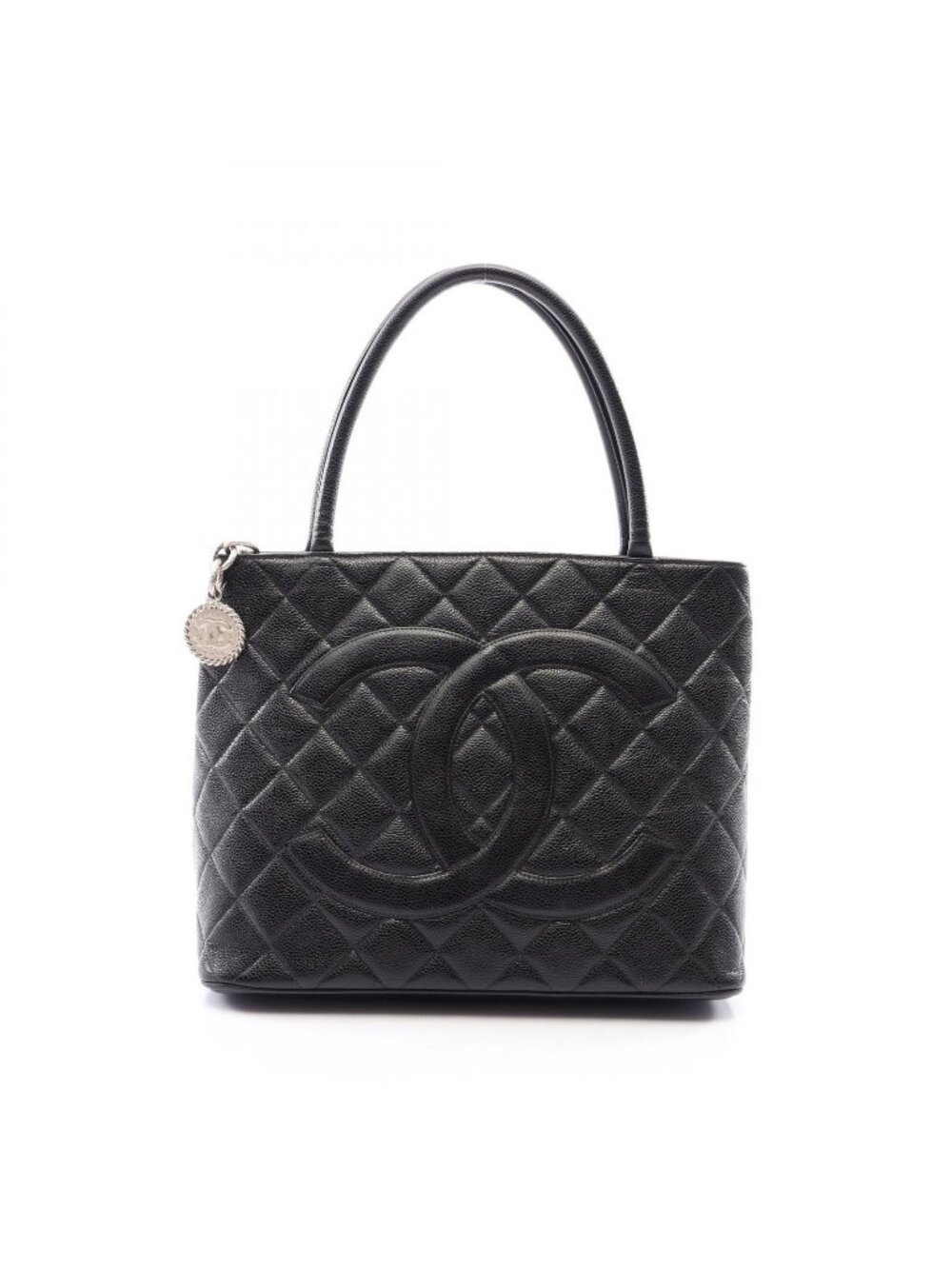 Chanel Tote Bag Reissue Black Caviar Leather